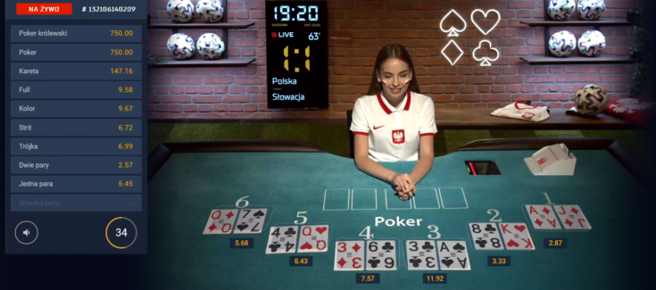 Gry karciane - poker polski stół w STS