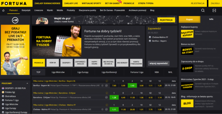 Fortuna - oferta online