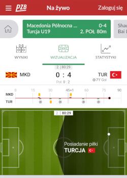 Aplikacja bukmacherska PZBuk - match-tracker