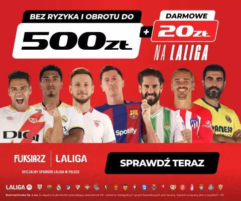 Fuksiarz bonus bez ryzyka