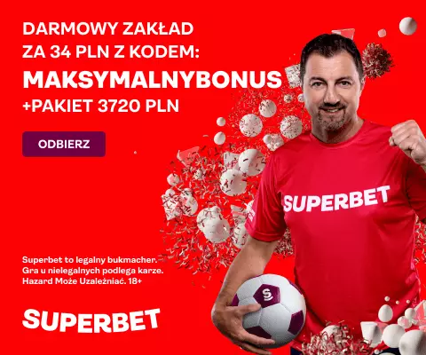 Superbet - bonusy powitalne