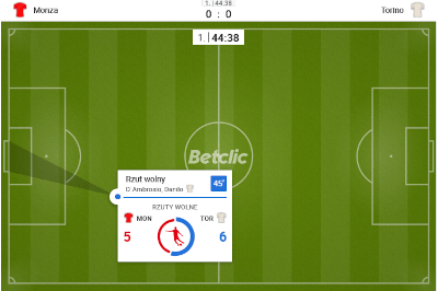 Match tracker u bukmachera Betclic