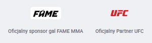 bukmacher Betclic - oficjalny sponsor Fame MMA, oficjalny partner UFC