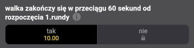 Clout MMA - zakłady bukmacherskie na 1.rundę