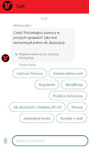 WettArena - czat na żywo